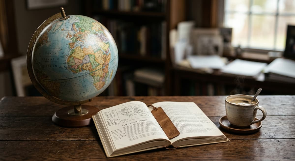 World globe and open book, representing GDPR's broad territorial scope across 150+ countries
