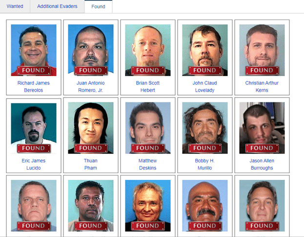 A collection of child support mugshots
