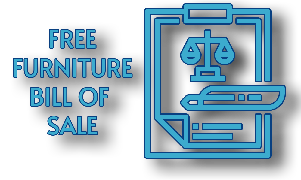 Free Furniture Bill of Sale Template Recording Law